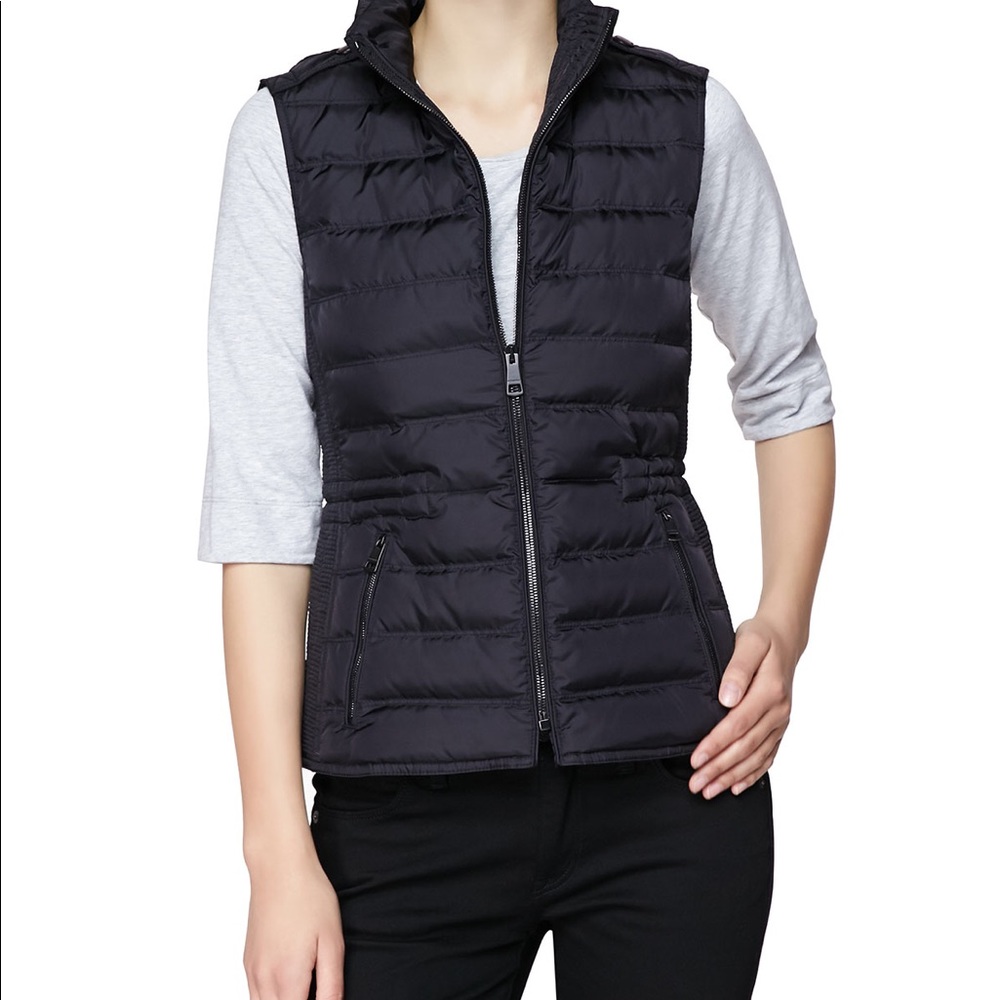 'cranstead' Stand Collar Quilted Goose Down sample